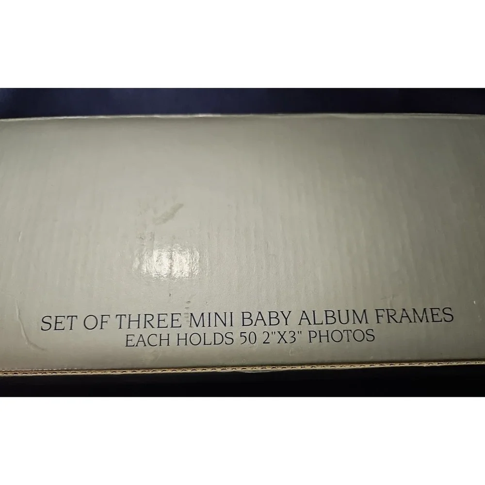 NIB Set of 3 Mini Photo Frames Royal Limited Silver - Round, Oval, Square